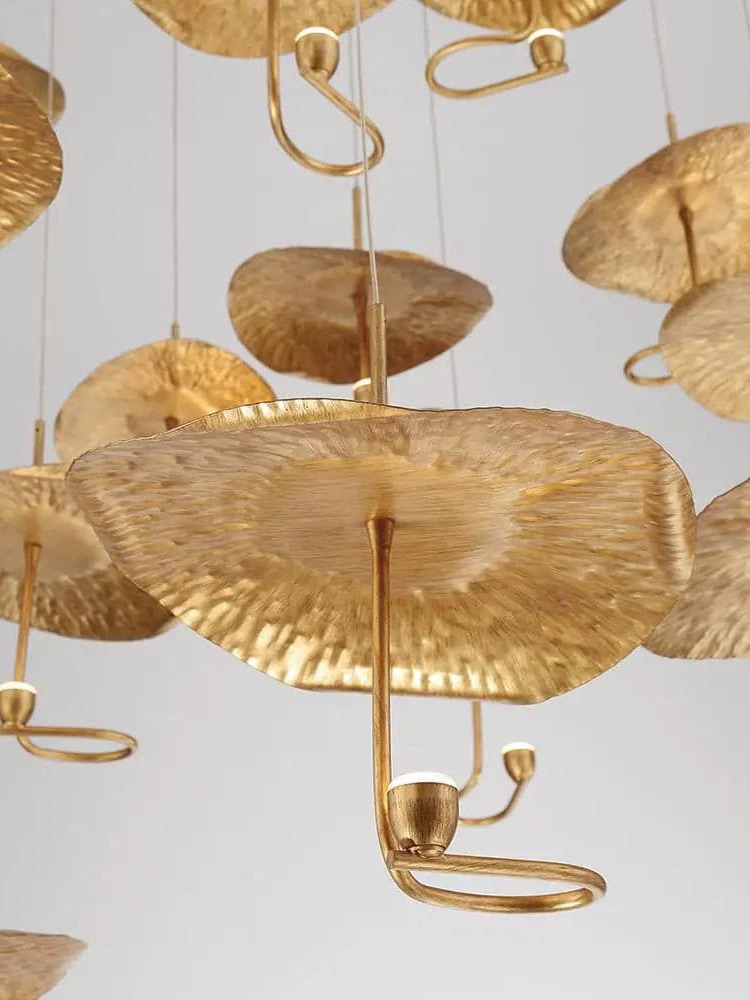 葉っぱシャンデリア 葉のある枝のシャンデリア照明器具葉のデコモダンスタイルのアクリルと