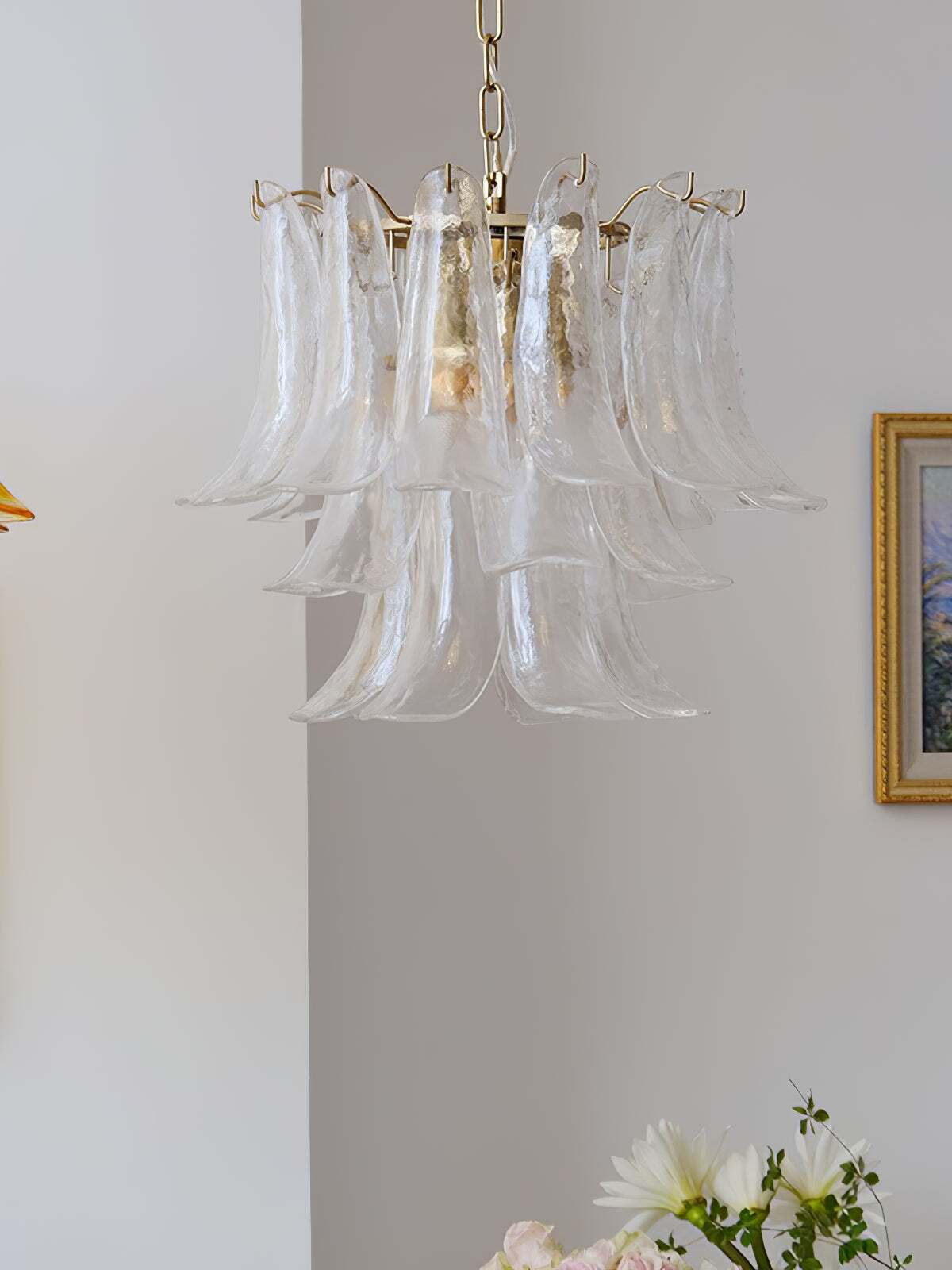 ＊ひーこページになります＊② 『グリーンムラーノガラスのミニシャンデリア』 ひーこ様専用ページになります＊② 『グリーンムラーノガラスの