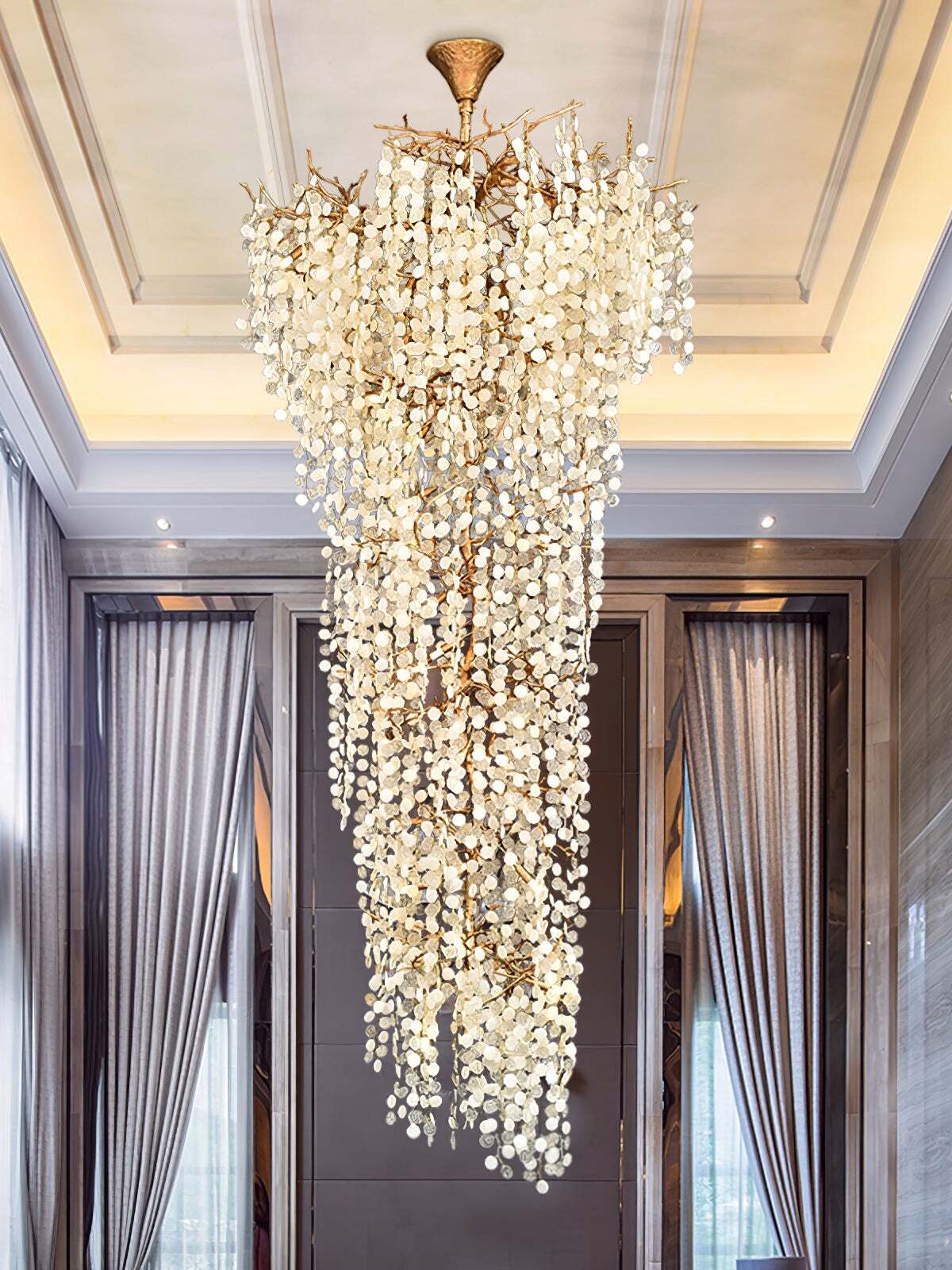 【7/31まで大阪、奈良、京都、兵庫の方限定！】クリアガラス シャンデリア 7/31まで大阪、奈良、京都、兵庫の方限定！】クリアガラス