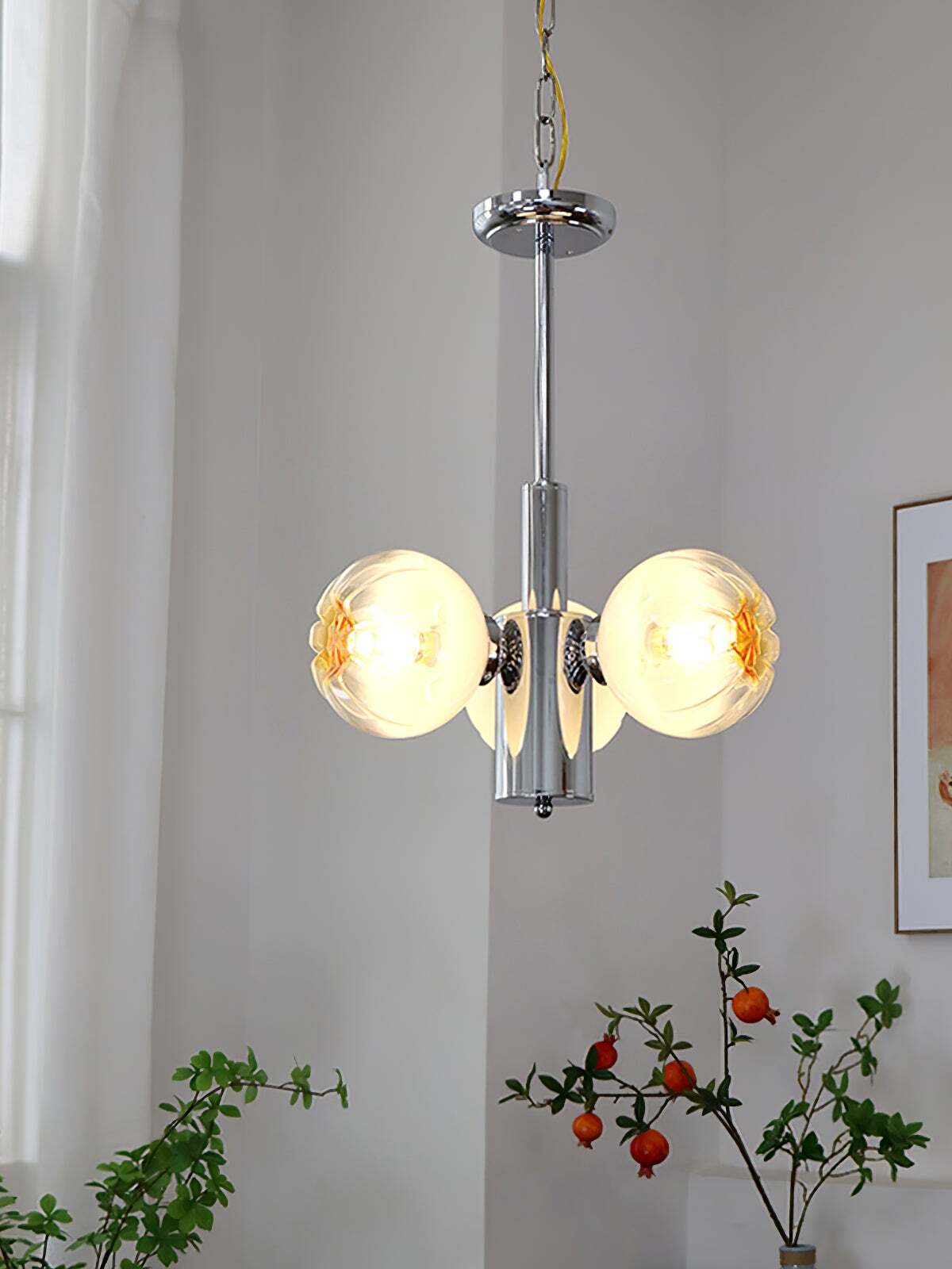 花のつぼみのシャンデリア